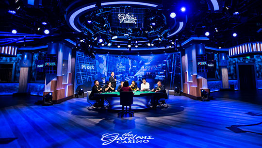Live WPT poker tournament