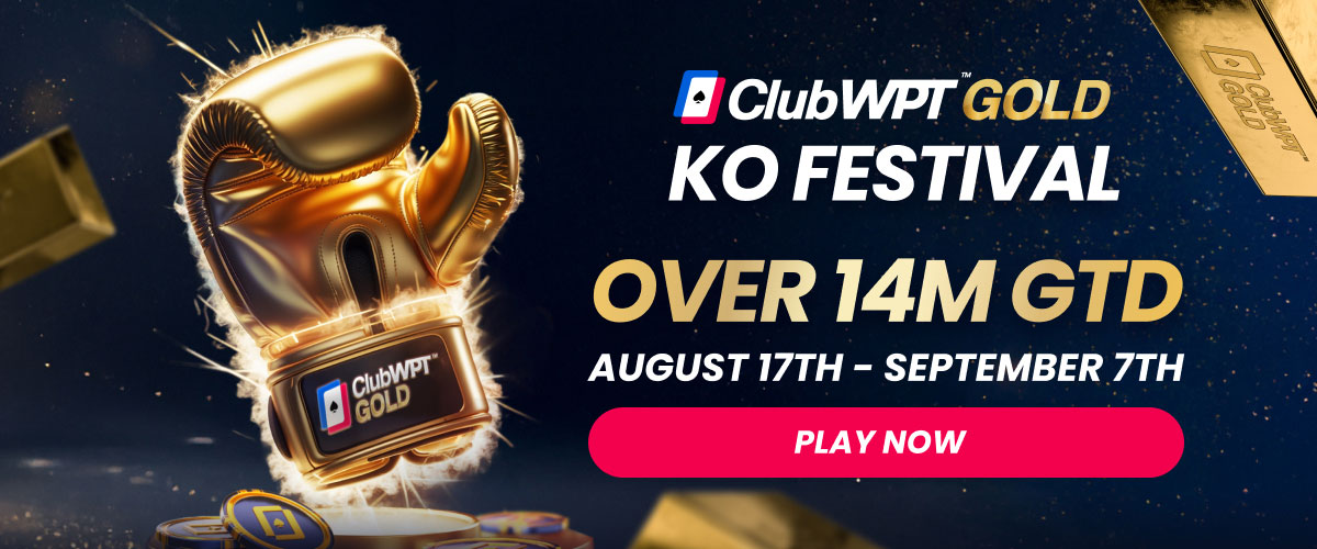 ClubWPT Gold Knockout Festival promo graphic